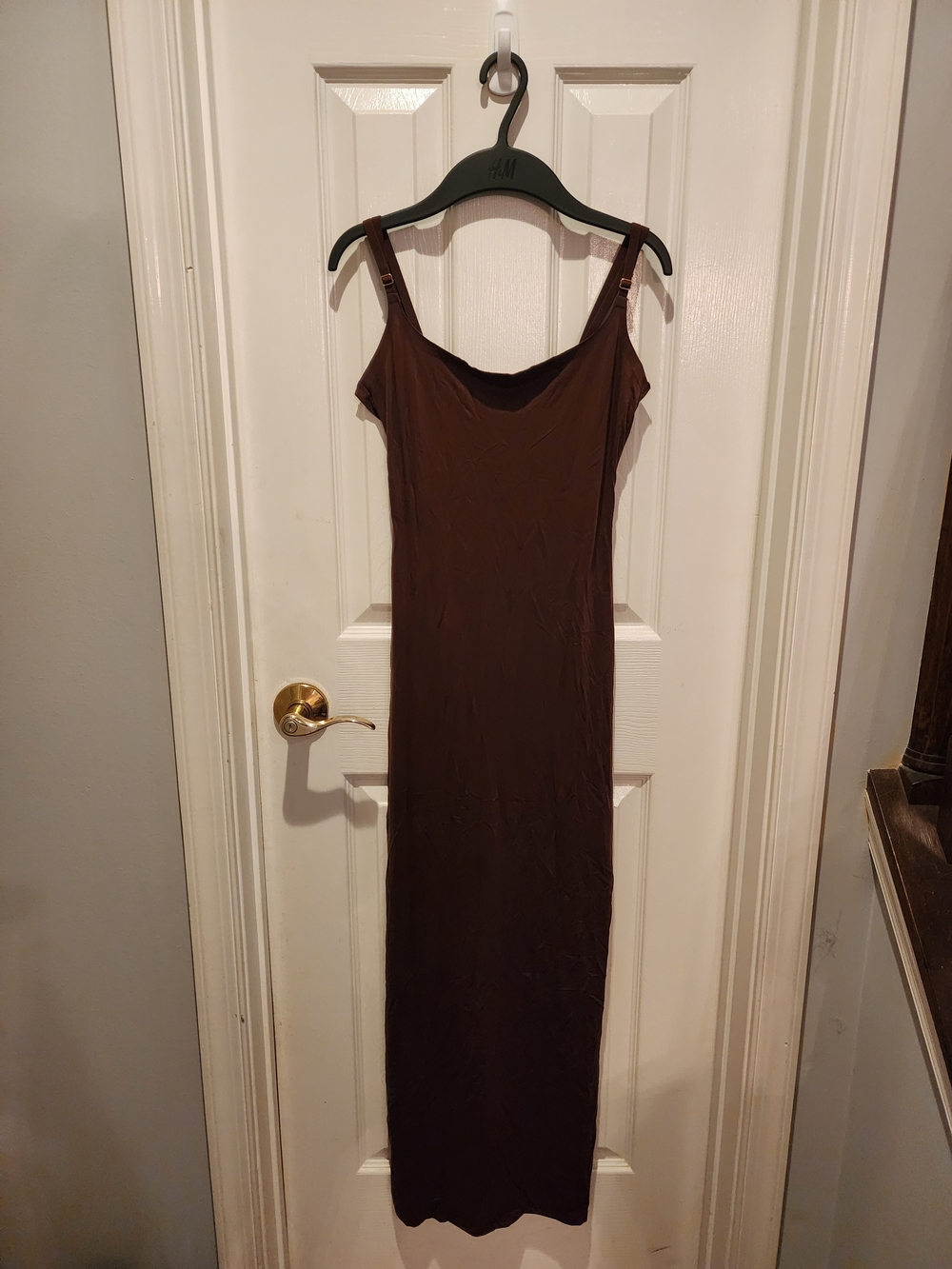VS Brown Slip Maxi Dress -  Women